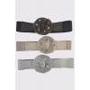 Pearl Buckle Elasticated Belt