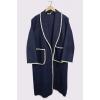 Stitch Detail Edge Pockets Long Coat