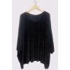 Glitter Oversized Batwing Top wholesale tops