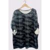 Animal Print Button Up Sleeve Dip Hem Top