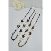 Wholesale Leopard Star Beaded Necklace