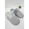Lined Fluffy Fur Mules Slipper