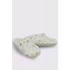 Snowflake Reindeer Fluffy Fur Mules Slipper