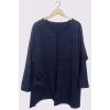 Marl Pattern Ribbon Detail Pocket Top tops wholesale