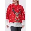 Smiling Rudolph XMAS Tunic Jumper