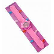 Wholesale Girls Cupcake Silicon Snap Watch