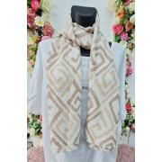 Wholesale Corduroy Geometric Print Scarves