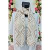 Corduroy Geometric Print Scarves