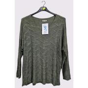 Wholesale Sequin Candy Cane Bow Tunic Top