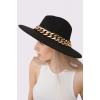 Gold Chain Link Fedora Hat