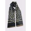 Foil Heart Pattern Soft Feel Scarves