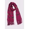 Heart Print Soft Feel Tassel Scarves fashion accessories wholesale