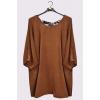 Plain Leopard Tie Back Top wholesale tops
