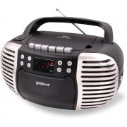 Wholesale Groov-e Retro Boombox Portable CD & Cassette Player With Radio