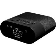 Wholesale Groove Roma Alarm Clock Radio With DAB+/FM Radio Black