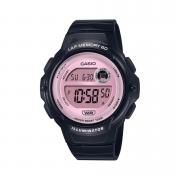 Wholesale Casio Ladies Digital Pink Dial With Black Resin Band Watch