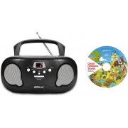 Wholesale Groove Original Boombox Portable CD Player & Radio Black With Chidrens Stories CD