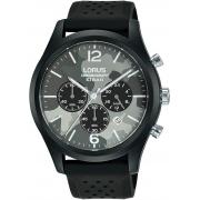 Wholesale Lorus Mens Sports Chronograph Dated Grey Dial Black Rubber Strap Watch