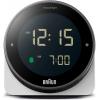 Braun BC24WDigital Alarm Clock With Rotating Bezel For Quick Time Setting - White