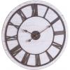 Rustic Wooden Clock With Aged Numerals And Hands