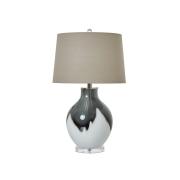 Wholesale Grey Shadows Table Lamp With Linen Shade