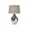 Grey Shadows Table Lamp With Linen Shade