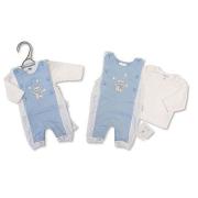 Wholesale Premature Baby Boys 2 Pcs Dungaree Set - Snowballs
