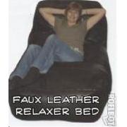 Wholesale Adult Faux Leather Relaxer Beanbag Chairs Beds