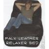 Adult Faux Leather Relaxer Beanbag Chairs Beds