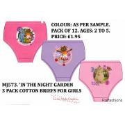 Wholesale Girls In The Night Garden Briefs