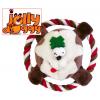Dropship Jolly Doggy Festive Merry Pud Twister Frisbee Pet Toys wholesale