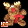 Dropship Jolly Doggy Red Nose Reindeer Squeeky Teddy Pet Toys wholesale