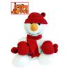 Dropship Jolly Doggy Snuggles Snowman Squeaky Teddy Pet Toys wholesale