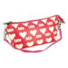 Dropship Mizz Babe Love Heart Handbags - Pink And White wholesale