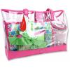 Dropship Revlon 7 Piece Beach Bags - Flowers And Stripes wholesale