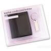 Dropship Precision - Tec Black Leather Credit Card Holders And Keyrings wholesale