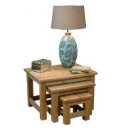 Wholesale Mobel Oak Nest Of 3 Coffee Tables