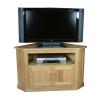 Mobel Oak Corner Television Cabinets
