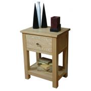 Wholesale Mobel Oak One Drawer Lamp Tables