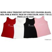 Wholesale Girls Princess Vests