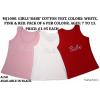 Girls Babe Cotton Vests wholesale