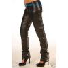 Genuine Leather Women Trousers Straight Leg wholesale