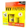 Dropship STV Poison-Free Fly Papers Pack Of 4 STV015 wholesale