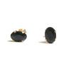 9ct Gold Oval Sapphire Stud Earrings wholesale