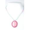 Pink Resin Pendant Necklaces