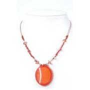 Wholesale Red Resin Pendant Necklaces