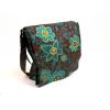 Turquoise Flower Flip Bags wholesale fabric handbags