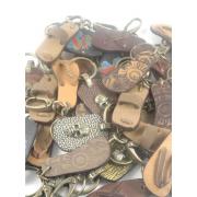 Wholesale Mixed Leather Key Rings