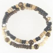 Wholesale Twin Pack Wooden Bracelets 2