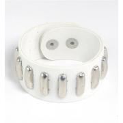 Wholesale White Studded Wrist Bands